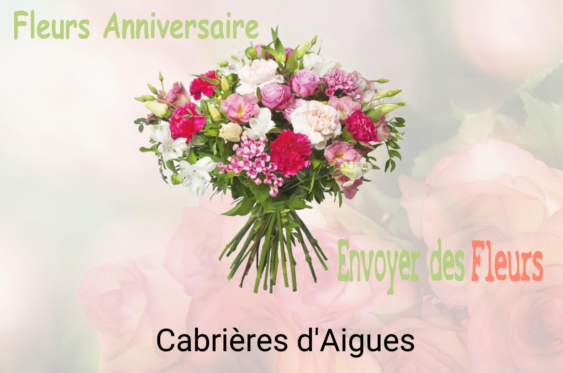 Bouquet de fleurs d’anniversaire livré à Cabrières-d'Aigues