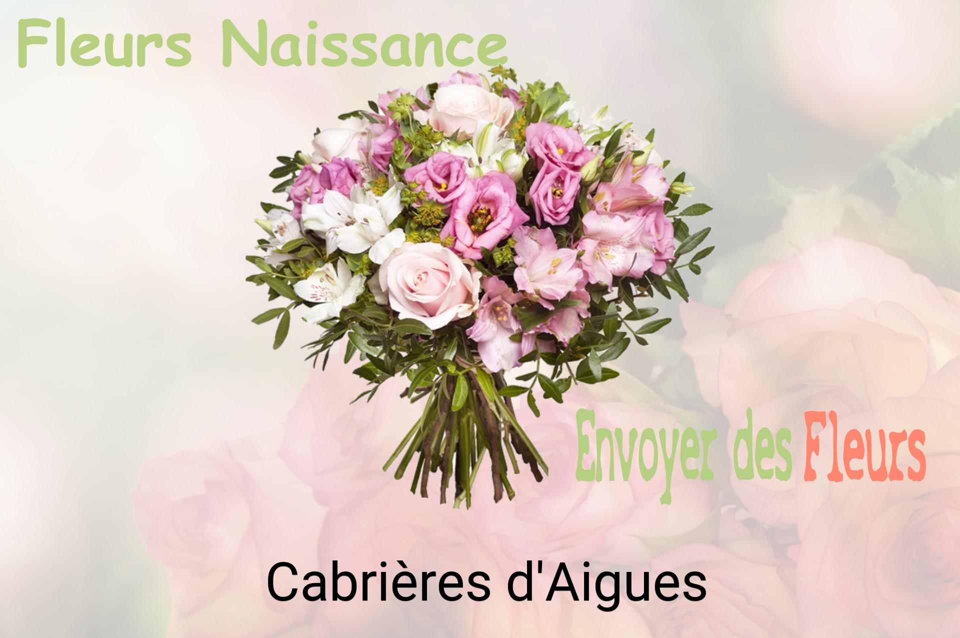 Bouquet de fleurs de naissance livré à Cabrières-d'Aigues